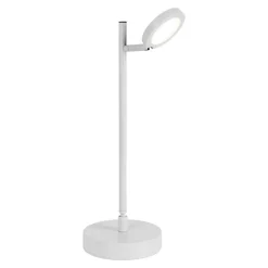 Lampe de table LED rechargeable LUPA 45cm aluminium blanc et plastique blanc LED intégrées intensité variable capteur tactile^Näve Outlet