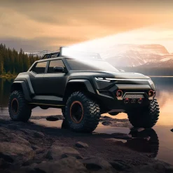 Lampe de travail carrée 12/24 V, 27 W et 1 800 lumens, IP67. Noir^Stak Online