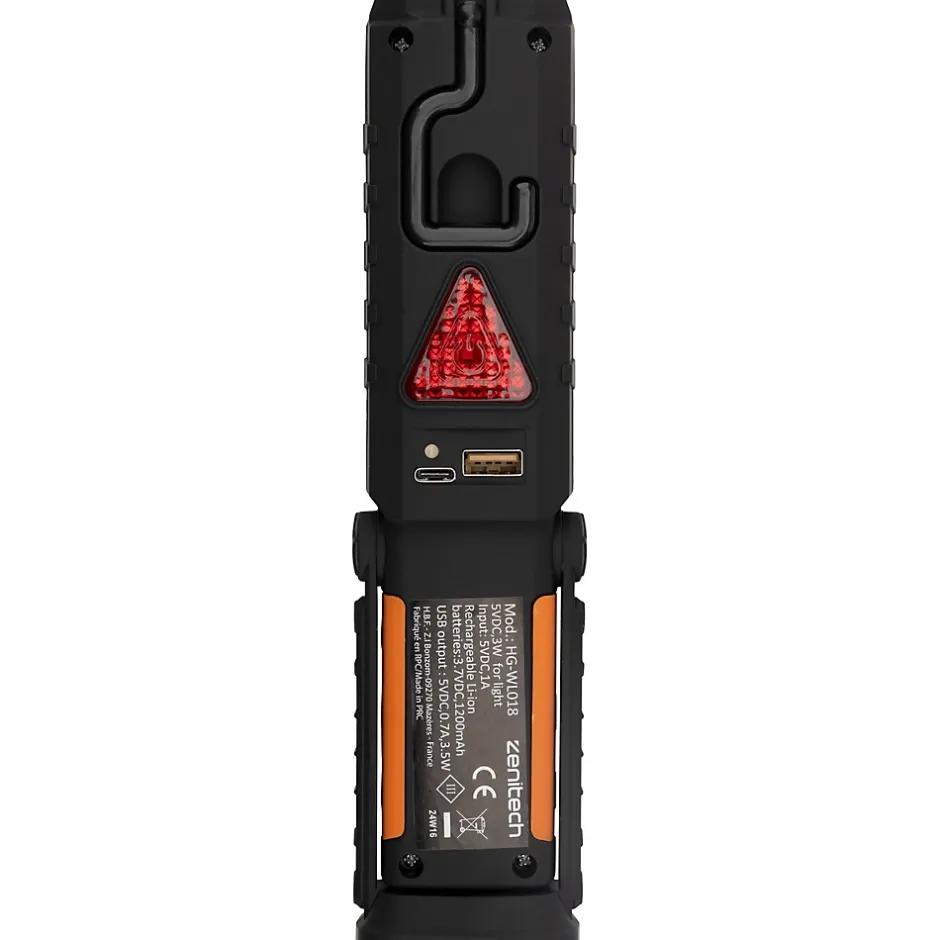 Lampe de travail rechargeable LED 200lm -^Zenitech Online