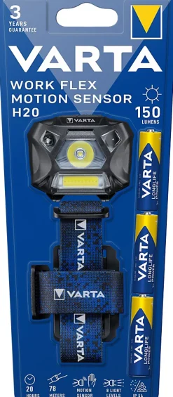 Lampe frontale indestructible FM sens 150 lumens^Varta Sale