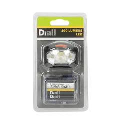 Lampe frontale LED 95 lumens autonomie 10h fonctionne avec 3 piles AAA (LR03)-Diall Best
