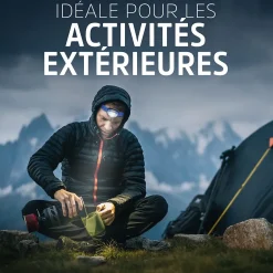 Lampe frontale LED 200 lumens 1FENVISION80 autonomie 7h fonctionne avec 3 piles AAA (LR03)-Energizer New