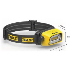 Lampe frontale LED rechargeable professionnelle 300 lumens. Interrupteur sans contact-Stak New