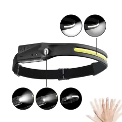 Lampe frontale rechargeable avec détecteur de mouvement - - 103646^Avidsen New