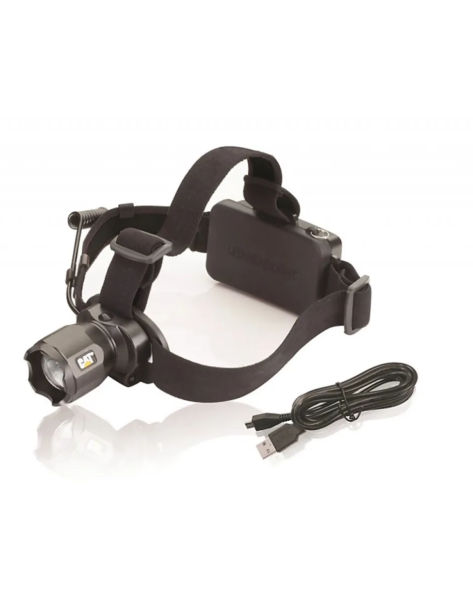 LAMPE FRONTALE RECHARGEABLE 380 LUMENS-Caterpillar Outlet