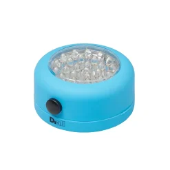 Lampe LED magnétique ronde bleue 68 lumens^Diall Online