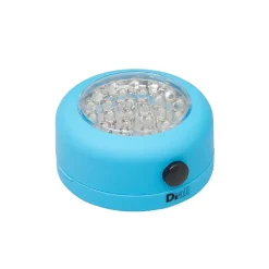 Lampe LED magnétique ronde bleue 68 lumens^Diall Online