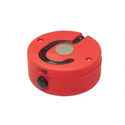 Lampe LED magnétique ronde rouge 68 lumens-Diall Best