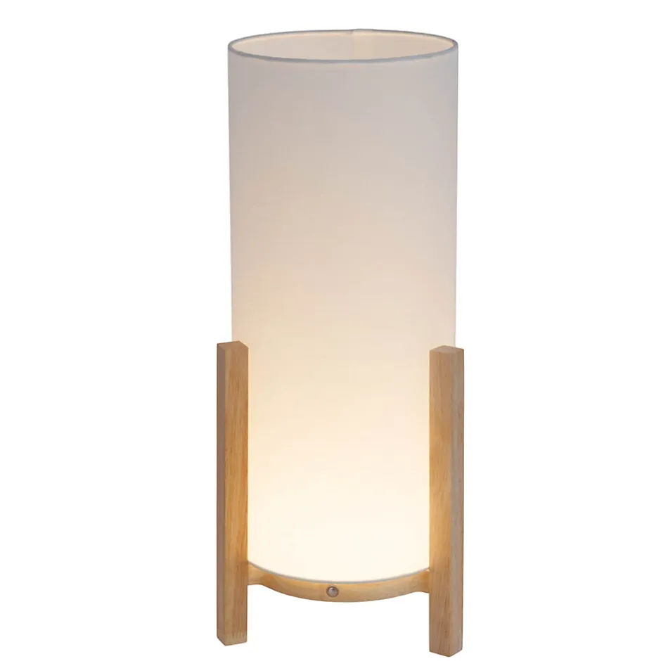 Lampe table accu MADITA H 48cm blanc naturel LED intégrée intensité variable capteur tactile-Näve New