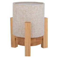 Lampe table accu MADITA H 19cm blanc naturel LED intégrée intensité variable capteur tactile^Näve Discount