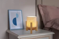 Lampe table accu MADITA H 19cm blanc naturel LED intégrée intensité variable capteur tactile^Näve Discount
