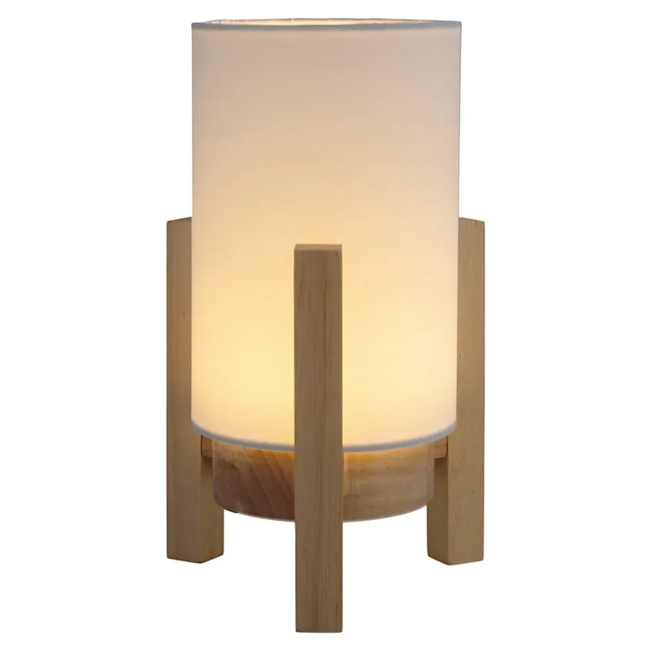 Lampe table accu MADITA H 25cm blanc naturel LED intégrée intensité variable capteur tactile-Näve