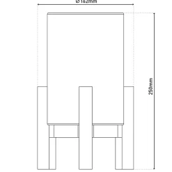 Lampe table accu MADITA H 25cm blanc naturel LED intégrée intensité variable capteur tactile-Näve