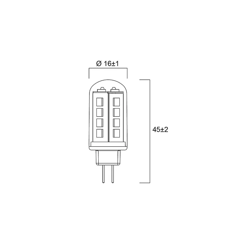 Lampe TOLEDO G4 1,9W 200lm 827 L 45mm - - 29654-Sylvania Best