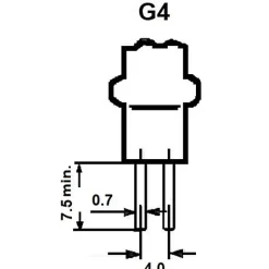 Lampe TOLEDO G4 1,9W 200lm 827 L 45mm - - 29654-Sylvania Best