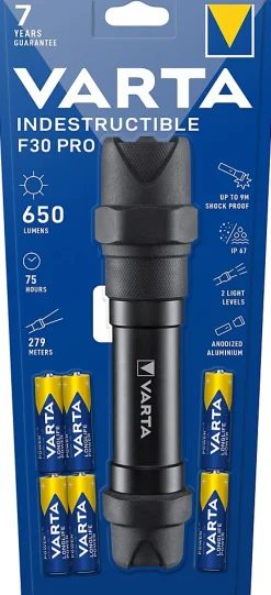 Lampe torche indestructible F30 pro 650 lumens-Varta Sale