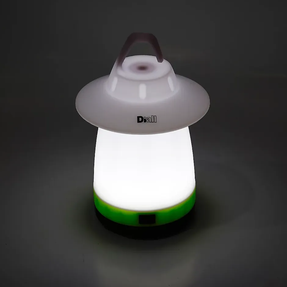 Lanterne de camping LED 80 lumens autonomie 15h fonctionne avec 3 piles AA (LR6)-Diall Clearance