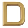 Lettre de maison - marquage D - en PVC - couleur or - autocollant - hauteur 3,7 cm - LD37D^Chapuis Online