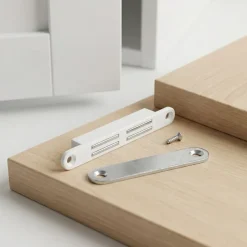 Loqueteau blanc à encastrer 6 kg-Diall Online