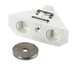 Loqueteau blanc 4 kg entraxe 22 mm^Diall New