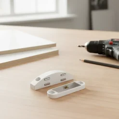 Loqueteau Blanc 6 kg entraxe 45mm^Diall Outlet