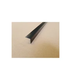 Lot 5 Cornières d'angle RAL 9005 Sat Noir - épaisseur 1mm - Long 150 cm (4 cm x 4,5 cm )-Alucouleur Outlet