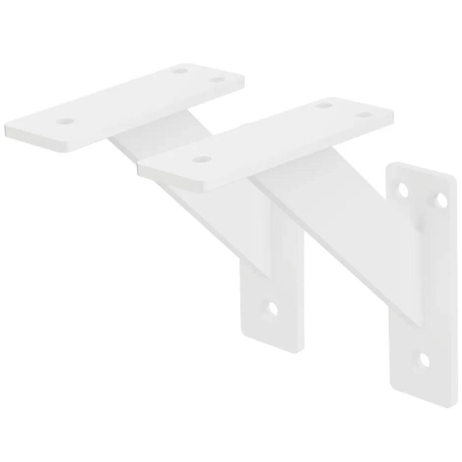 Lot 2 Equerres d'Etagere suspendue support mural en aluminium-Ml-Design Sale