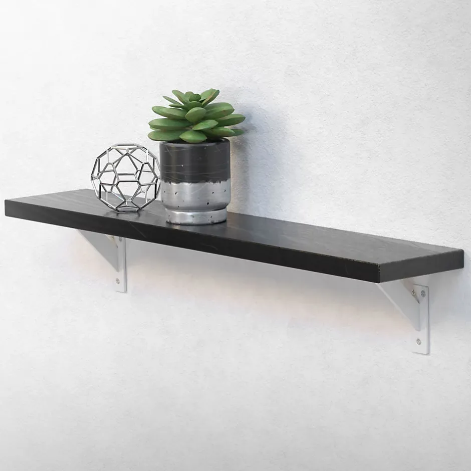 Lot 2 Equerres d'Etagere suspendue support mural en aluminium-Ml-Design Sale