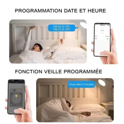 Lot 3 Interrupteurs intelligent WiFi 16A MiniSmart Switch Wi-Fi connecté,application Tuya/SmartLife,Alexa,Google Home-Somlife Online