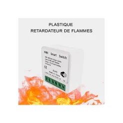 Lot 3 Interrupteurs intelligent WiFi 16A MiniSmart Switch Wi-Fi connecté,application Tuya/SmartLife,Alexa,Google Home-Somlife Online