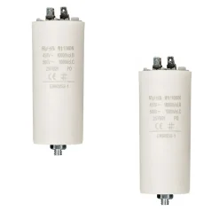 LOT 2 x Condensateur 60MF 60 MF 450V 5060 HZ Condo Moteur Cosses^Nedis Outlet