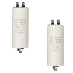 LOT 2 x Condensateur 25.0UF 450 V à Cosses CONDO 25MF^Nedis Hot