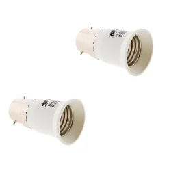Lot de 2 adaptateurs de douille B22/E27 -^Zenitech