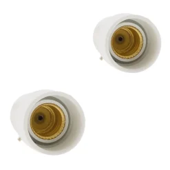 Lot de 2 adaptateurs douille B22/E14 -^Zenitech