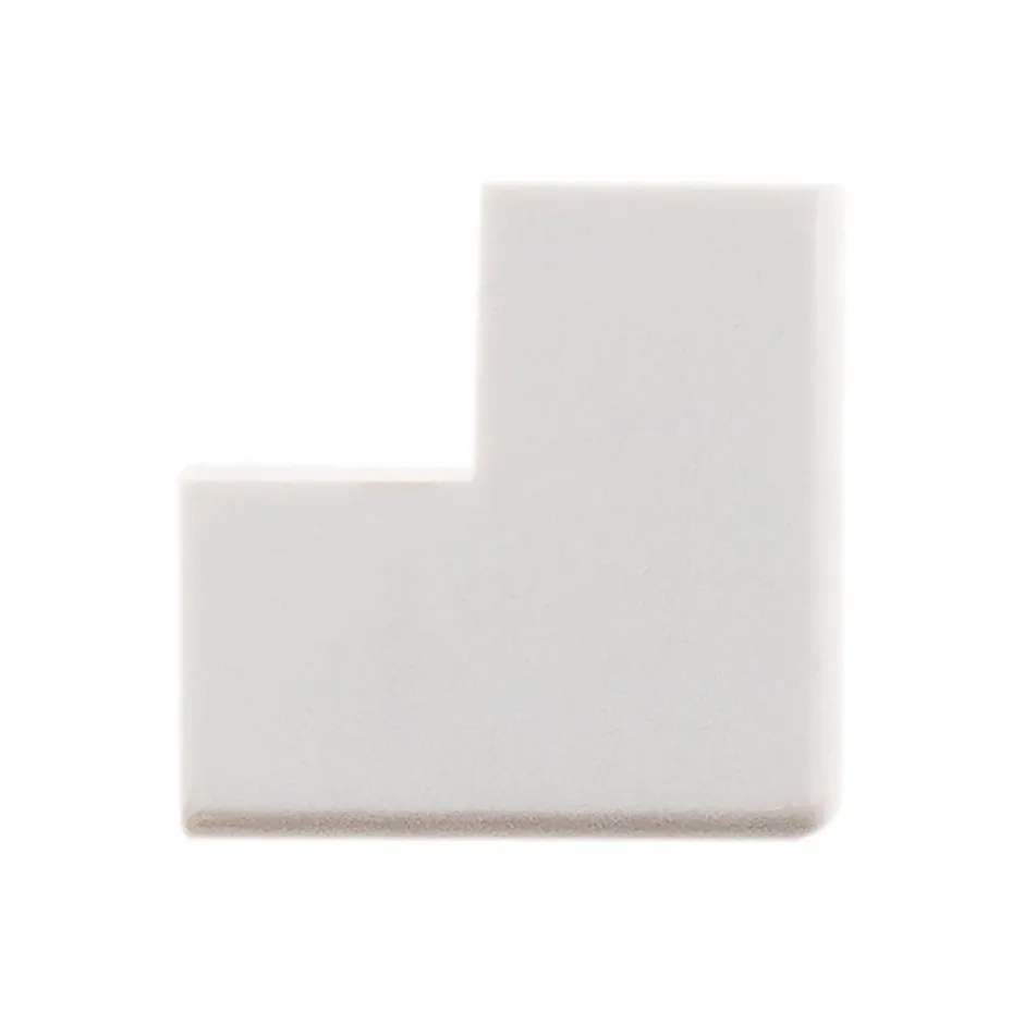 Lot de 2 angles extérieurs 20 x 10mm - Blanc -^Zenitech Sale