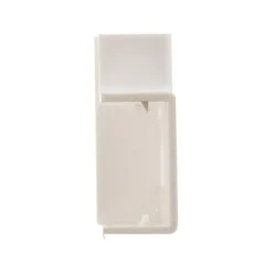 Lot de 4 angles plats 20 x 10mm - Blanc -^Zenitech New