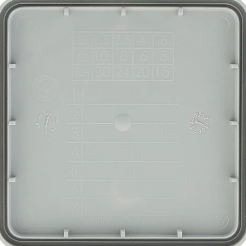 Lot de 3 boîtes étanches IP55 No Airbox 80x42mm -^Protec New