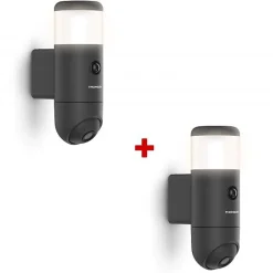 Lot de 2 caméras extérieures connectées, rotatives, motorisées - Rheita 100 --Thomson New