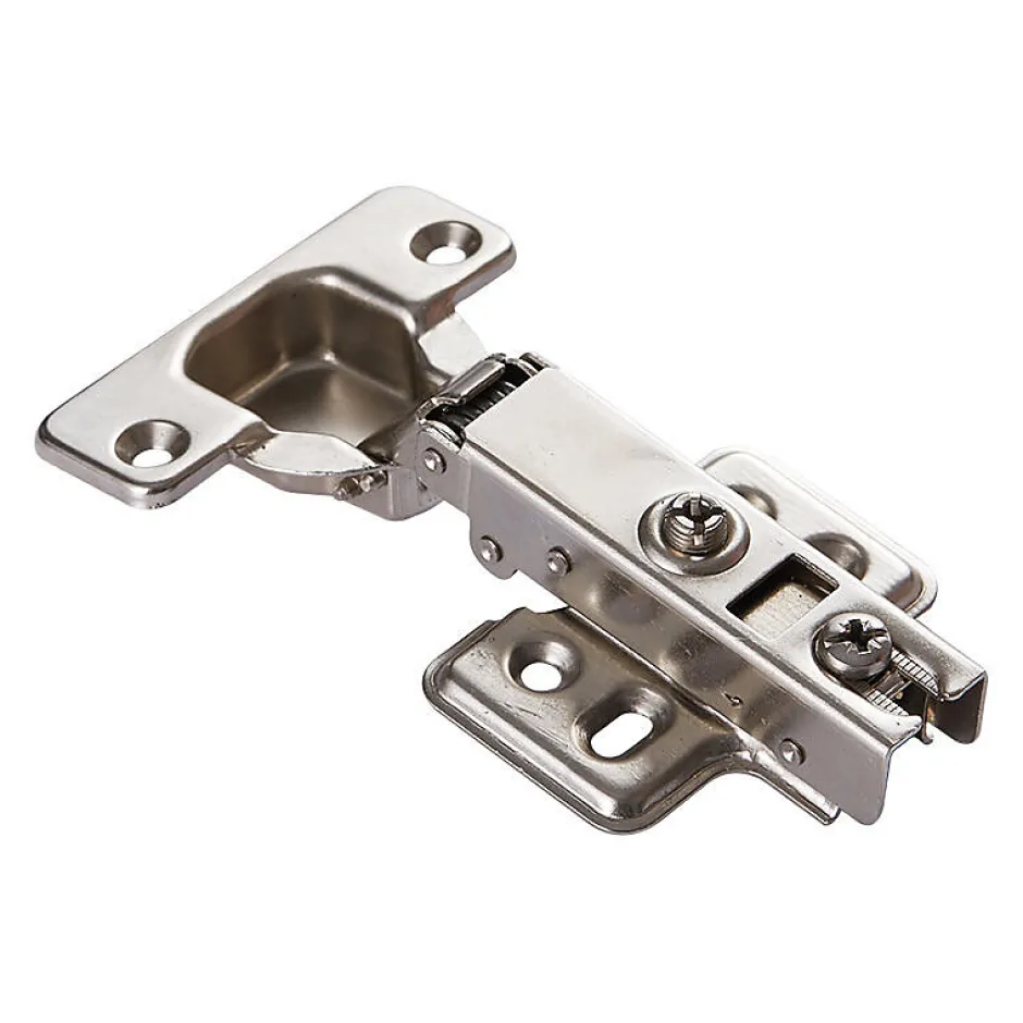 Lot de 8 charnières de porte d'armoire de cuisine en acier à 110 degrés, fermeture lente, clip de 35 mm^Deko Clearance