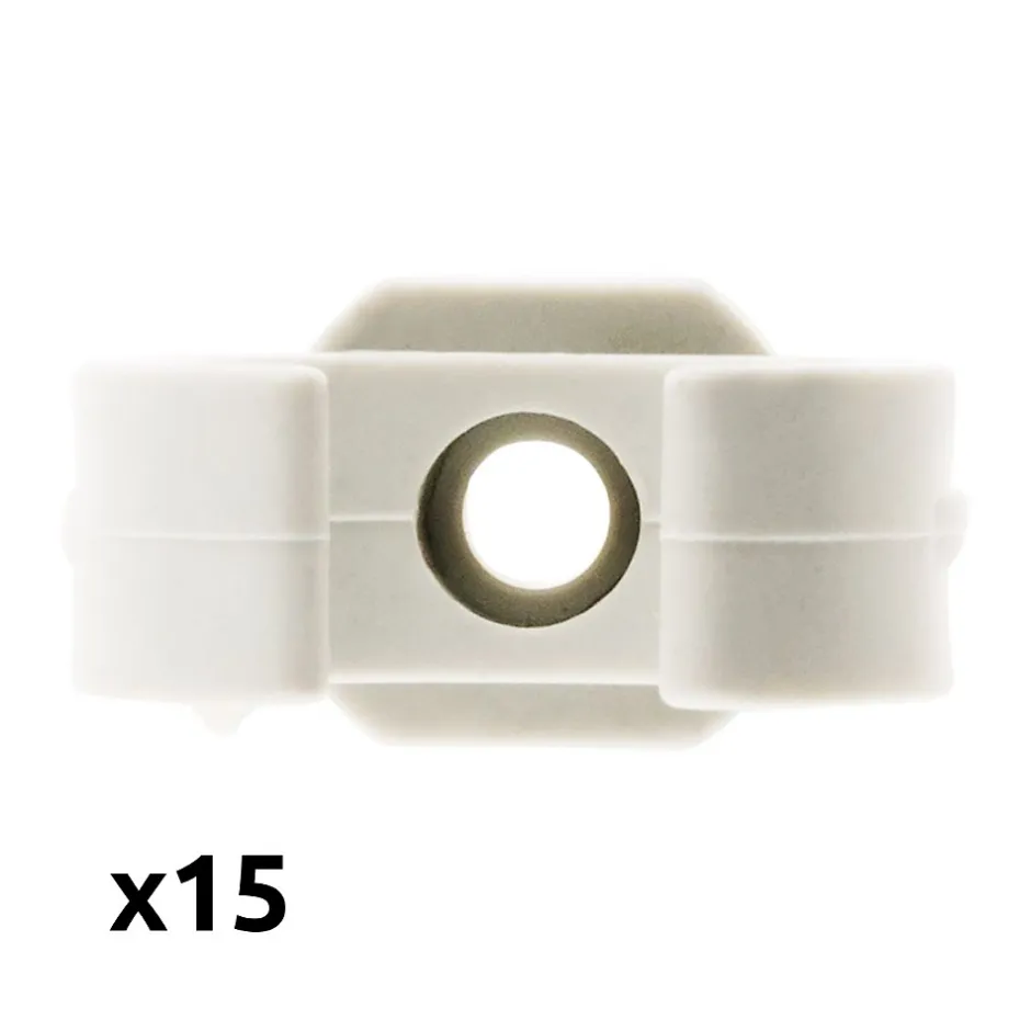 Lot de 150 clips diamètre 25mm sans chevilles -^Zenitech Hot