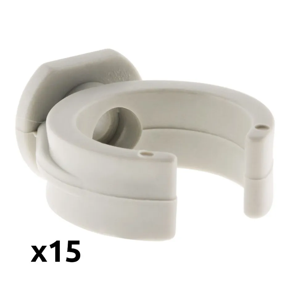 Lot de 150 clips diamètre 25mm sans chevilles -^Zenitech Hot