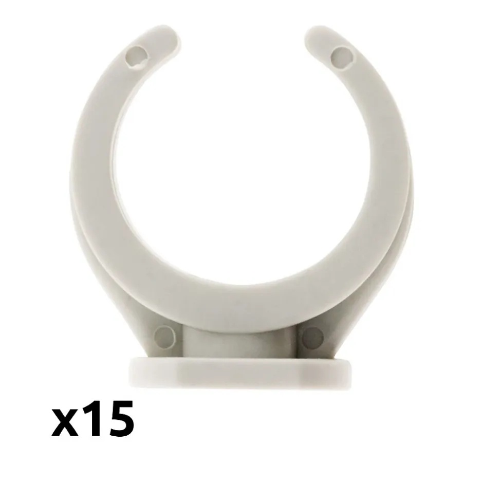 Lot de 150 clips diamètre 25mm sans chevilles -^Zenitech Hot