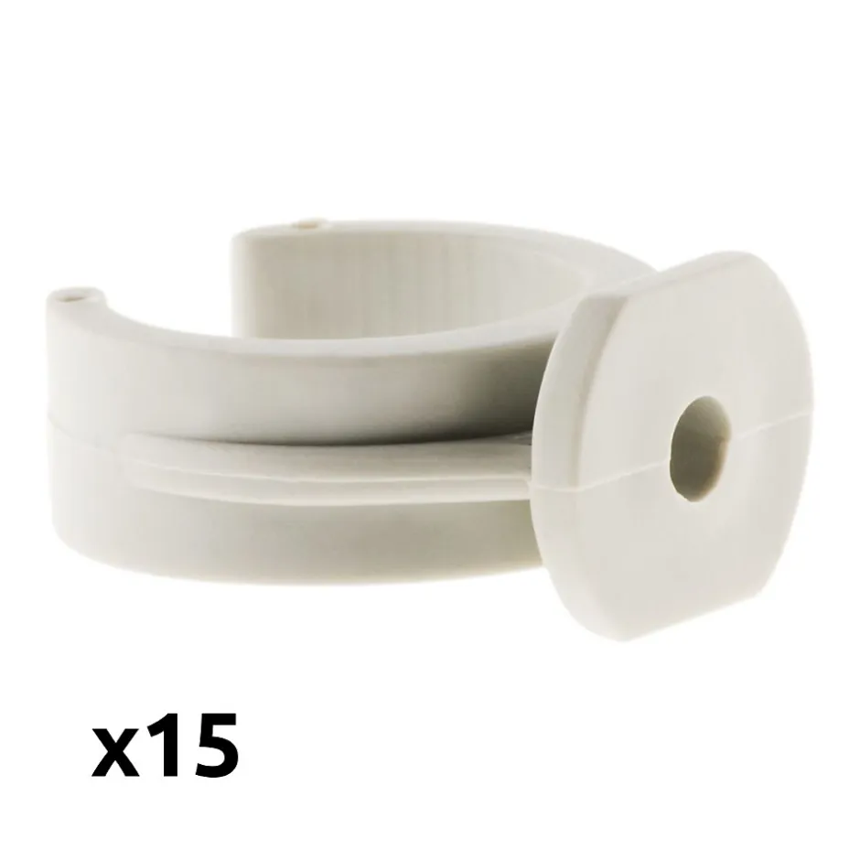 Lot de 150 clips diamètre 25mm sans chevilles -^Zenitech Hot