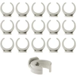 Lot de 150 clips diamètre 25mm sans chevilles -^Zenitech Hot