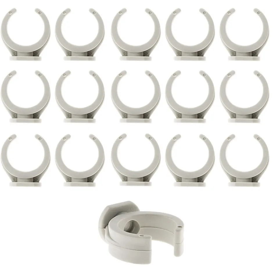 Lot de 150 clips diamètre 25mm sans chevilles -^Zenitech Hot