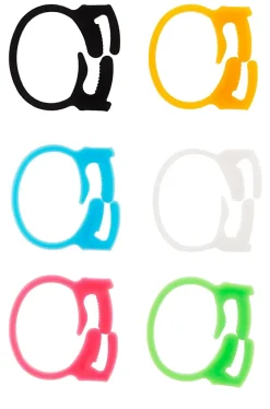 Lot de 6 clips pour cordons et câbles --Zenitech Hot