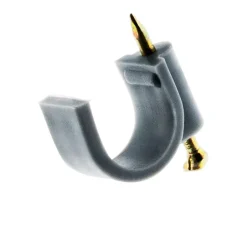 Lot de 50 crochets de fixation diamètre 20mm - Gris -^Zenitech Best