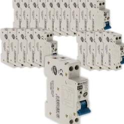 Lot de 20 disjoncteurs 16A PH/N - NF -^Zenitech Online