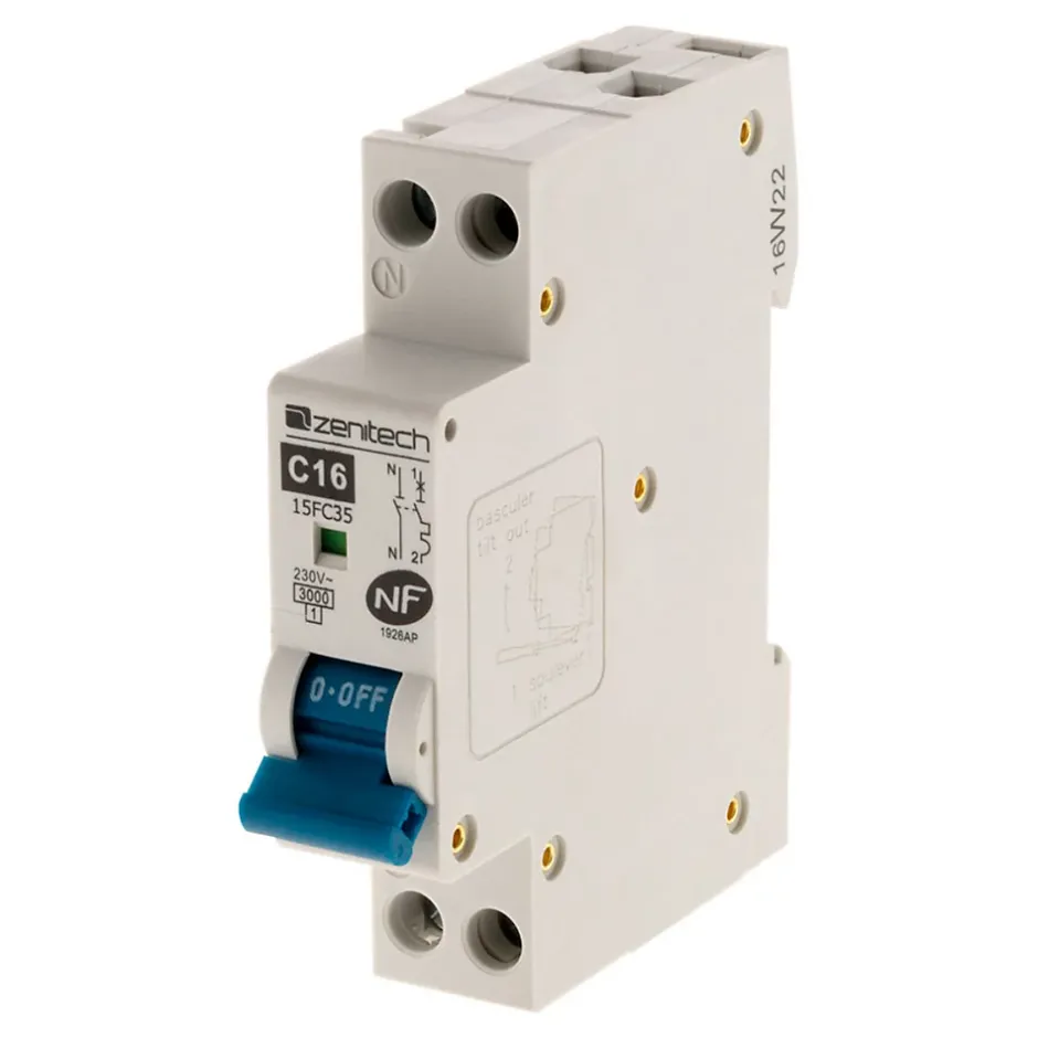 Lot de 20 disjoncteurs 16A PH/N - NF -^Zenitech Online