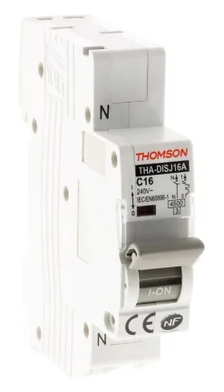 Lot de 6 disjoncteurs PH+N 16A NF-Thomson Sale
